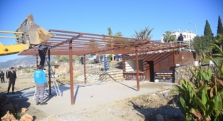 Alanya'da tek tip sahil büfesi projesi başladı