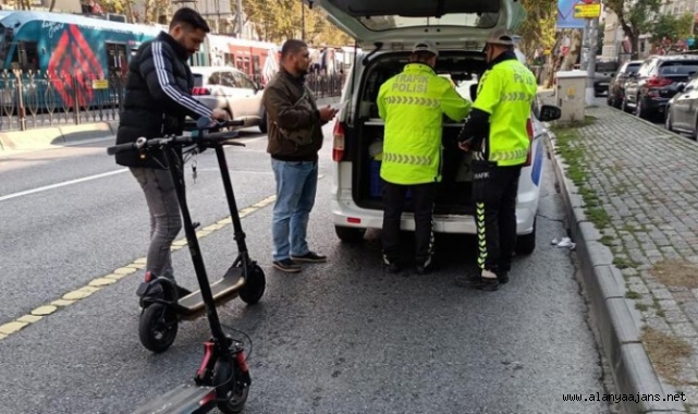 Alanya Emniyeti'nden vatandaşlara skuter uyarısı