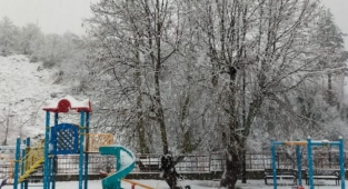 Alanya’nın Çayarası Yaylası bembeyaz oldu