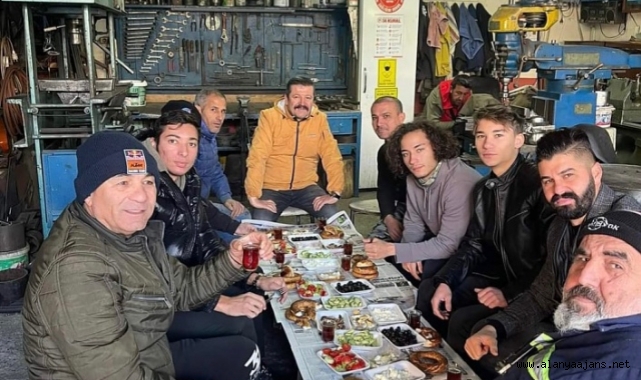 Alanya sanayi esnafı Razgatlıoğlu’nu ağırladı