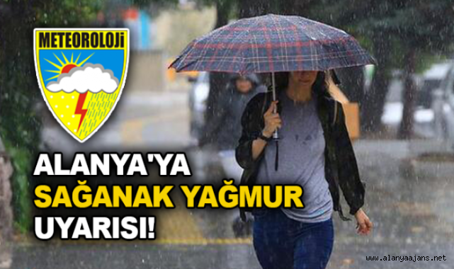 Alanyalılar dikkat! Şiddetli sağanak kapıda