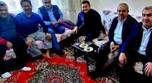 Başkan Yücel’den darp edilen şoföre ziyaret