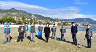 Deniz Çöpleri İzleme Programı Alanya'da uygulandı