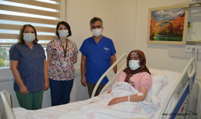 Eski sağlığına Alanya'da kavuştu