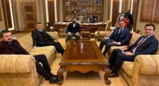 Kaymakam Ürkmezer'den hayırsever işadamına ziyaret