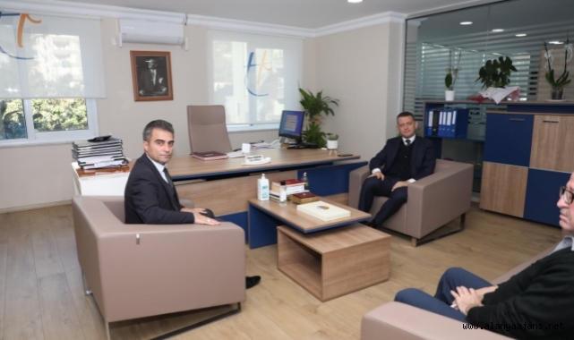 Kaymakam Ürkmezer, Tapu ve Kadastro Müdürlüğü'nü ziyaret etti