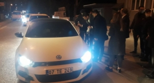 Kaymakam Ürkmezer ve Başkan Yücel denetim noktalarını ziyaret etti