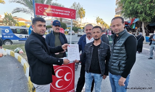 MHP Alanya, üyelik çalışmalarına devam ediyor