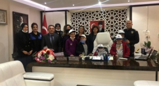 Özel öğrencilerden Alanya Emniyeti’ne ziyaret