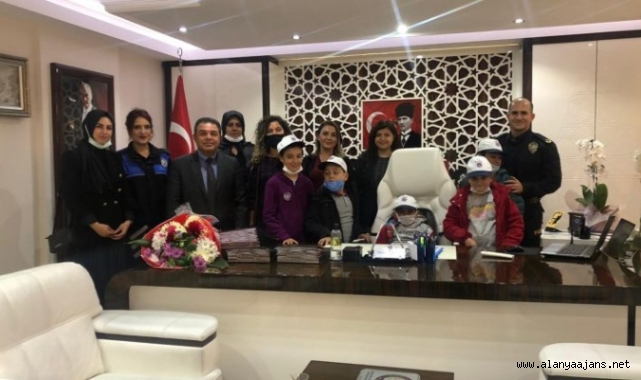 Özel öğrencilerden Alanya Emniyeti’ne ziyaret