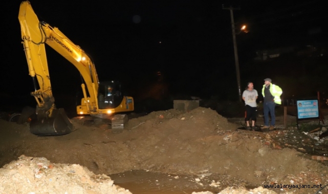 Alanya Belediyesi 7/24 görev başında