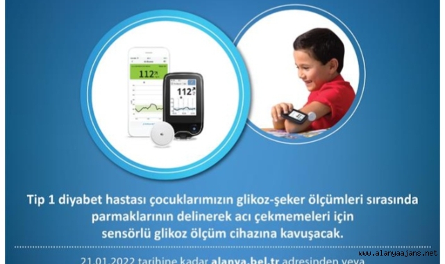 Alanya'da diyabetli çocuklar için ölçüm cihazı
