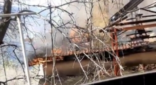 Alanya'da ev küle döndü!