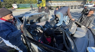 Alanya'da feci kaza: 1 yaralı