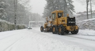 Alanya’da kar mesaisi sürüyor