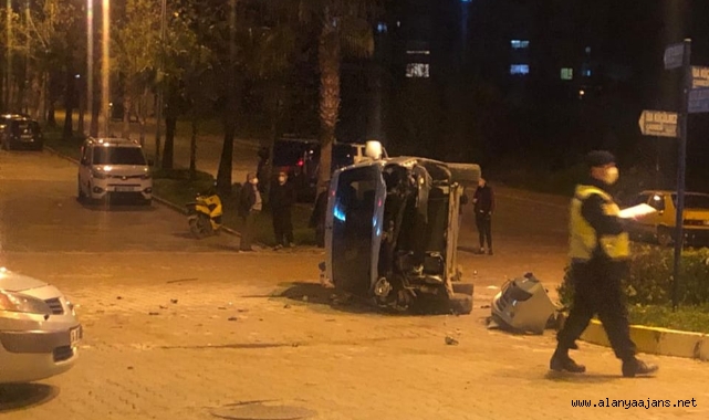 Alanya'da korkutan kaza: 4 yaralı