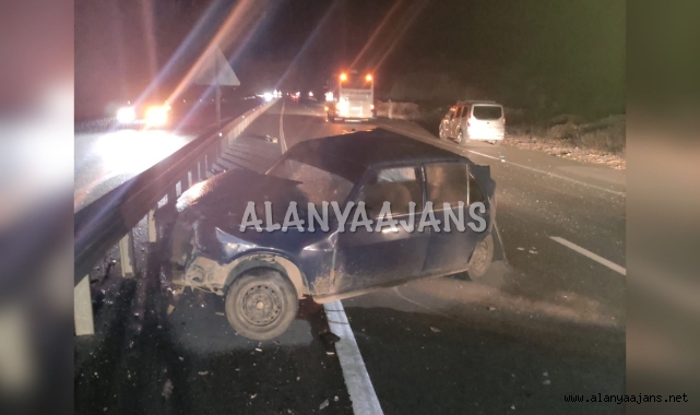 Alanya’da zincirleme kaza: 1’i ağır 2 yaralı