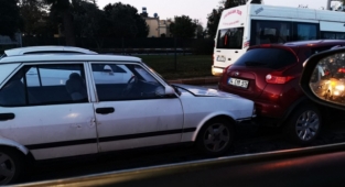 Alanya’da zincirleme kaza!