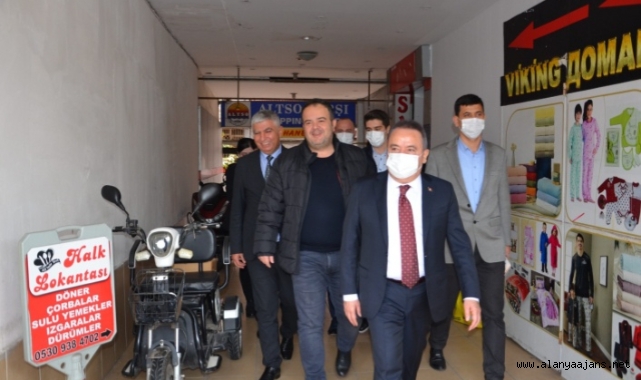 Başkan Böcek Alanya'ya geldi