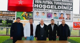 Başkan Şahin’den Vefa Turnuvası’na tam destek