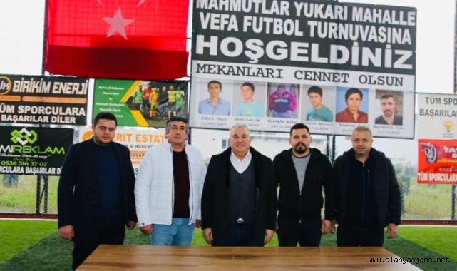 Başkan Şahin’den Vefa Turnuvası’na tam destek