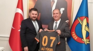 Gömeç'ten Alanyalı THK Başkanı Yüksel'e ziyaret