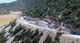 Kırsal yollara 46 milyon yatırım