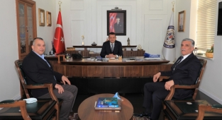 Özkan'dan Kaymakam Ürkmezer'e ziyaret