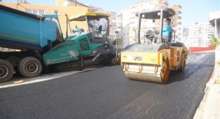 Alanya Belediyesi'nden asfalt atağı
