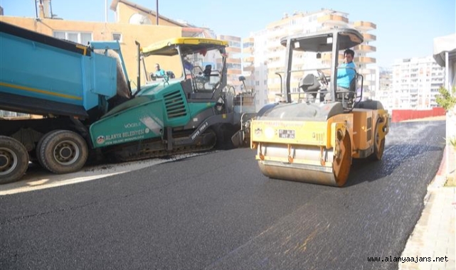 Alanya Belediyesi'nden asfalt atağı