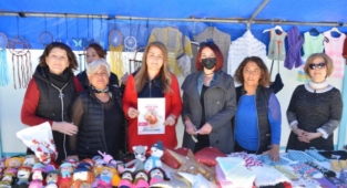 Alanya'da Ela bebek için düzenlenen kermes başladı