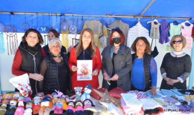 Alanya'da Ela bebek için düzenlenen kermes başladı