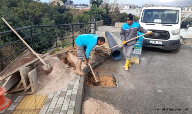 Alanya'da kırsalında çalışmalar hız kesmiyor