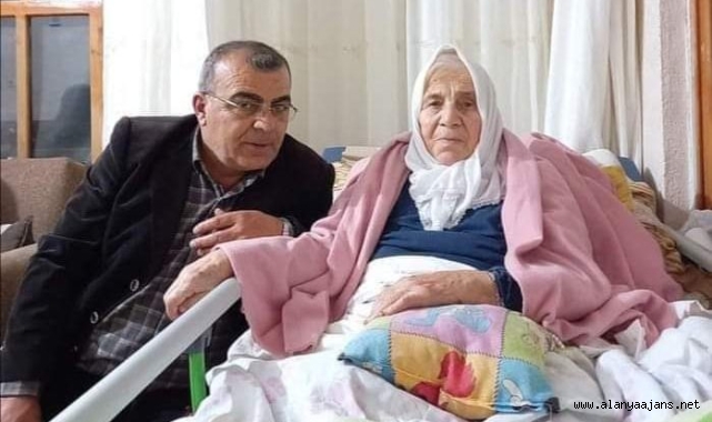 Alanya’da muhtarın anne acısı