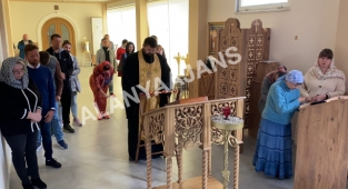 Alanya'da yaşayan Ortodokslar, barış için dua etti