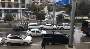 Alanya'da zincirleme kaza