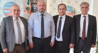 Alanya’daki oda başkanlarından Değirmenci’ye hayırlı olsun ziyareti