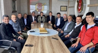 Alanya Gazeteciler Cemiyeti’ne tebrik ziyareti