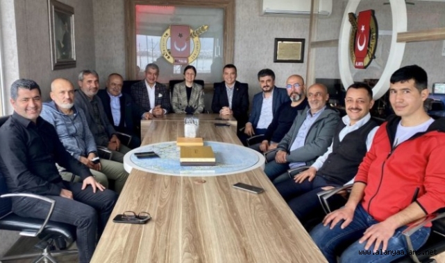 Alanya Gazeteciler Cemiyeti’ne tebrik ziyareti