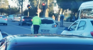 Alanya polisinden örnek hareket