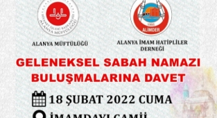 Alanyalılara sabah namazı daveti