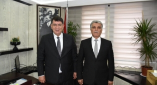 Başkan Dere'den Özkan'a ziyaret