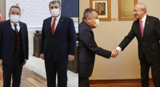 Başkanı Böcek'ten Kılıçdaroğlu ve Bakan Koca’ya ziyaret