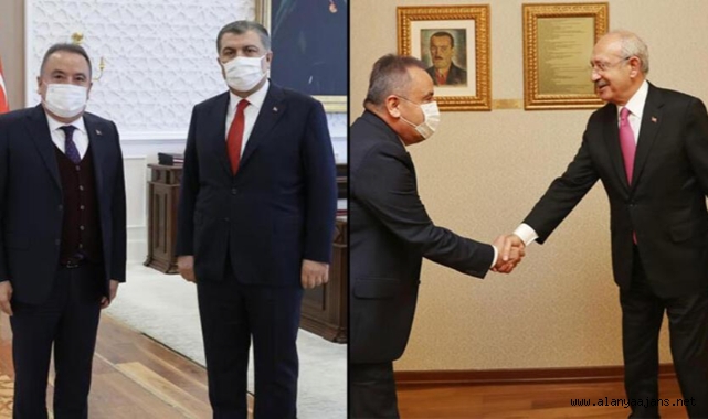 Başkanı Böcek'ten Kılıçdaroğlu ve Bakan Koca’ya ziyaret
