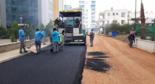 Mahmutlar Mahallesi'nde aralıksız yol çalışmalarına devam
