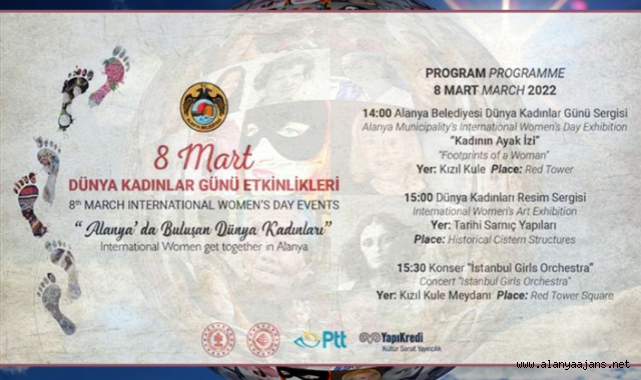 Alanya Belediyesi’nden 8 Mart Gününe özel program