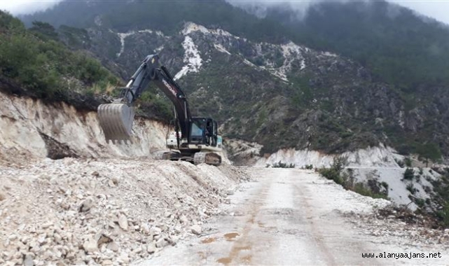 Alanya Belediyesi'nden yeni bağlantı yolu