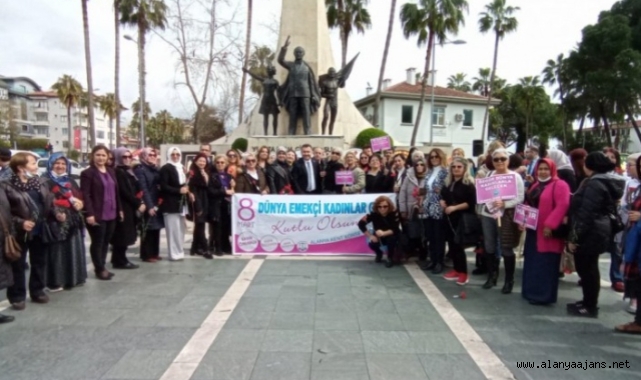 Alanya’da ‘8 Mart Dünya Kadınlar Günü’ kutlandı