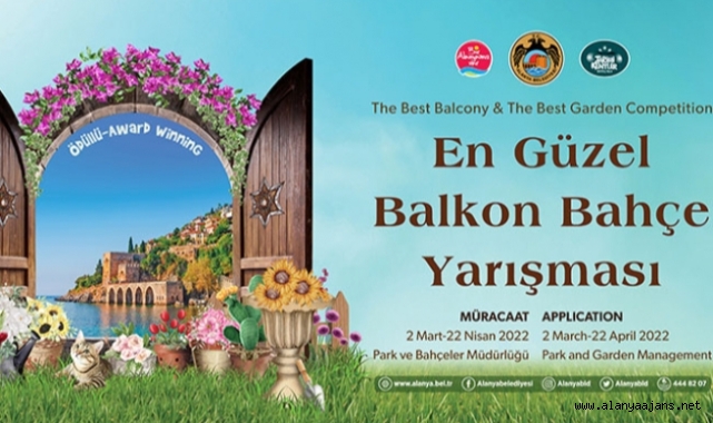 Alanya'da en güzel balkon ve bahçe seçilecek