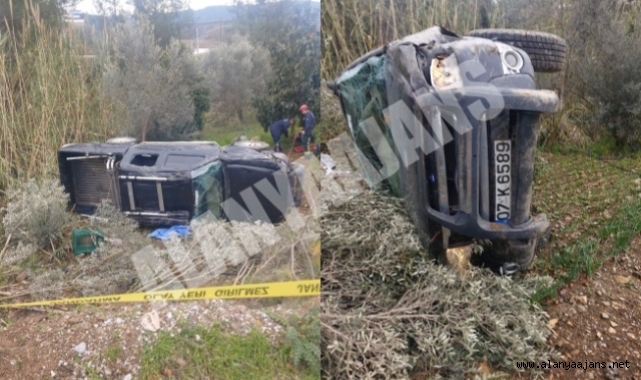 Alanya'da feci kaza! 1 ölü